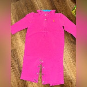 Pink Ralph Lauren romper